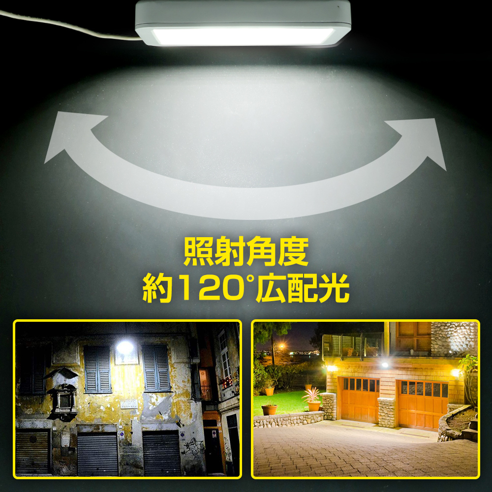 LED投光器 ワークライト インテリアライト 50W AC85-265V 2mコード付き 6000LM 